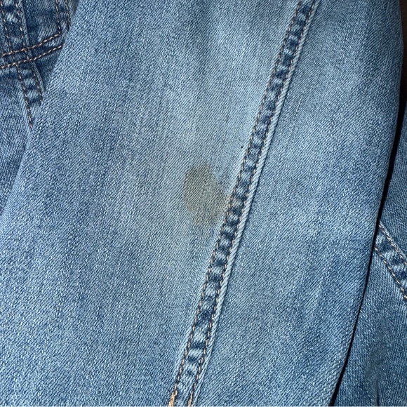 Denim Jacket with Sherpa Collar - Picture 8 of 12